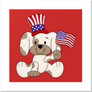 Yankee Doodle Puppy Posters and Art